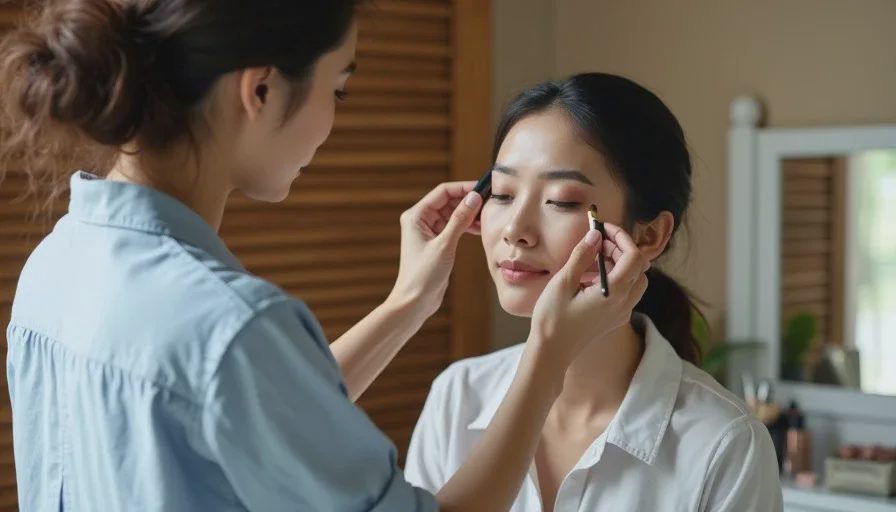 Monolid Makeup the Way I Was Taught It in Bangkok