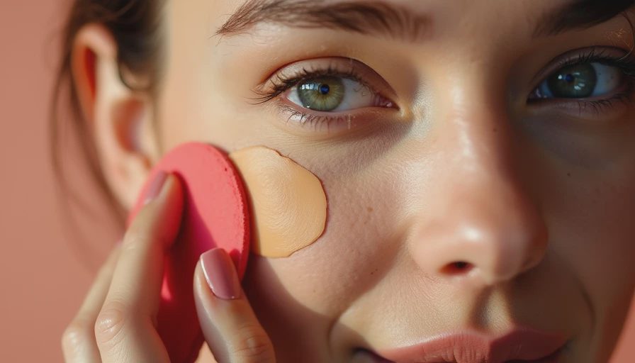 how do i apply liquid foundation for a natural, lasting finish