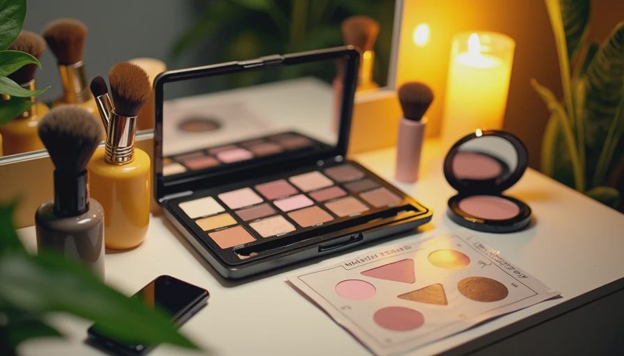 Visual context for how to photograph makeup with phone